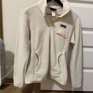 Patagonia Off-White Fleece Jacket
